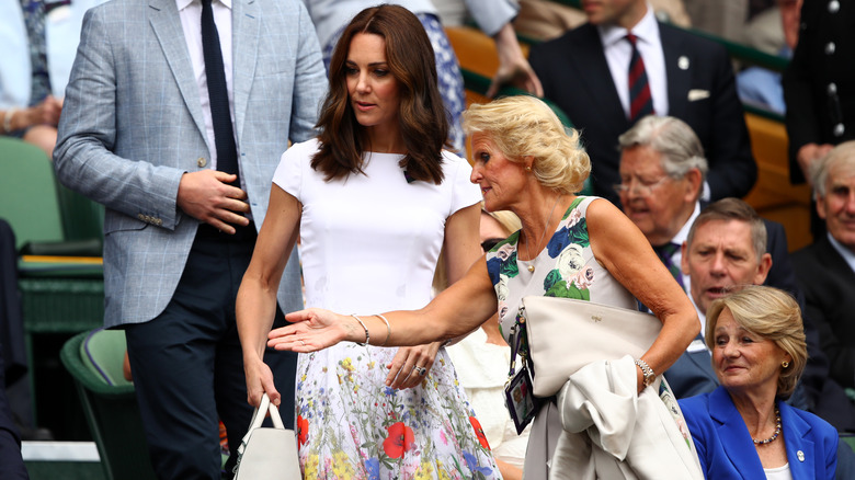 Catherine walking at Wimbledon