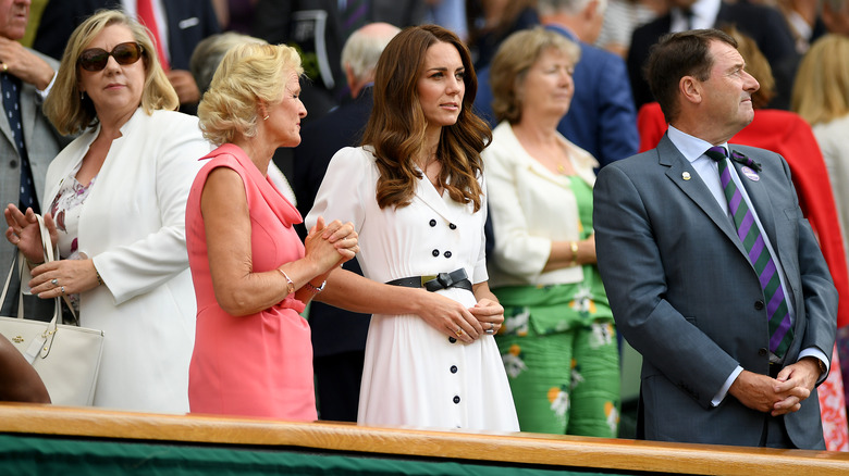 Catherine in Wimbledon crowd