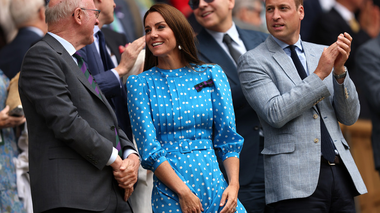 Catherine smiling at Wimbledon