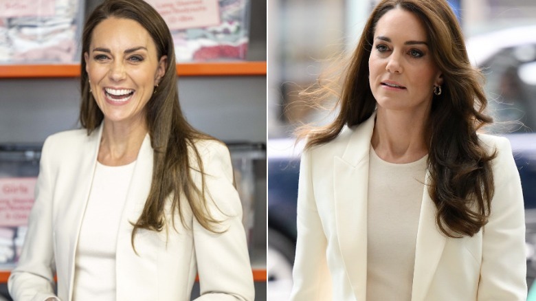 Kate wearing one of the infamous blazers