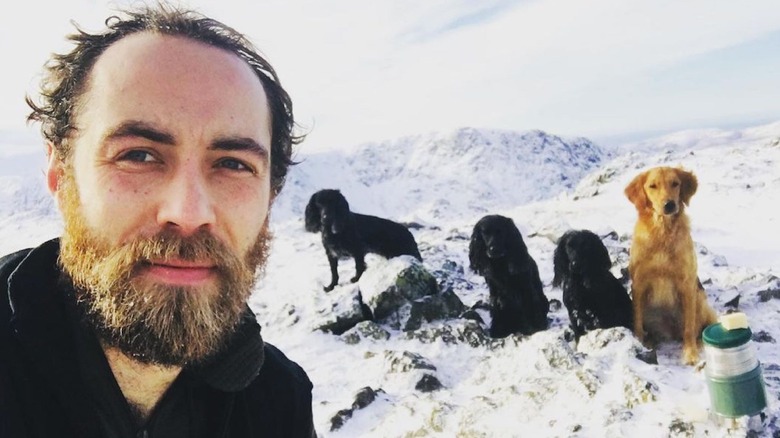 James Middleton and his dogs