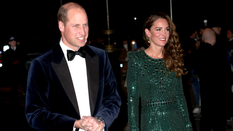 Prince William and Kate Middleton smiling 