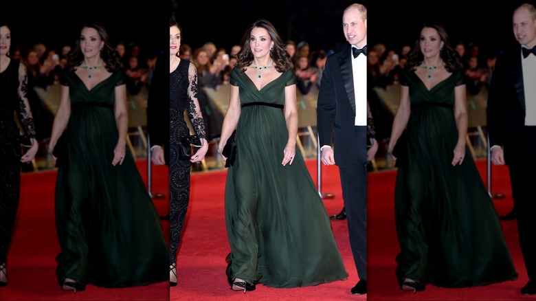 Princess Catherine attends the 2018 BAFTAS 