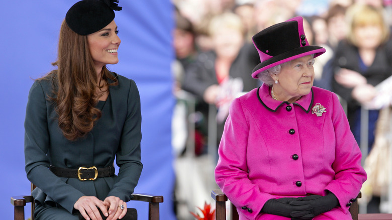 Princess Catherine and Queen Elizabeth celebrate the diamond jubilee