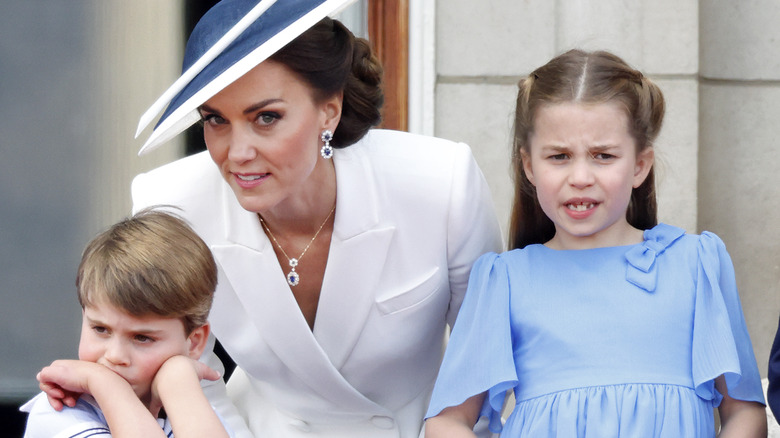 Princess Catherine with children