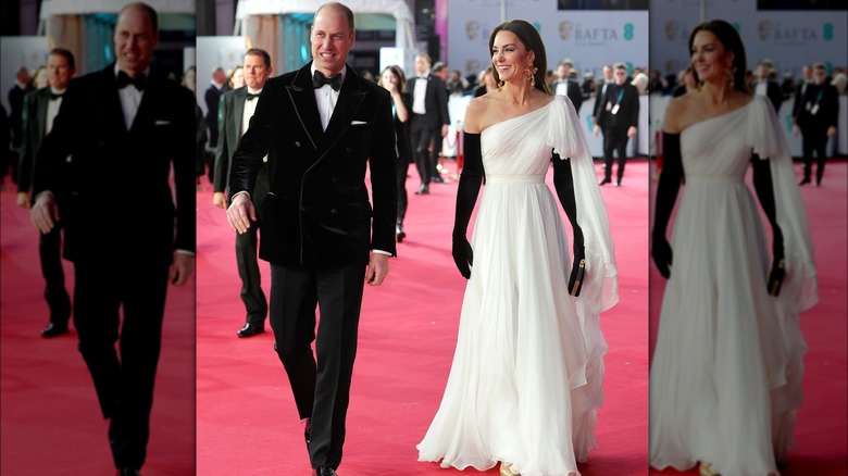 Kate Middleton and Prince William on the red carpet 