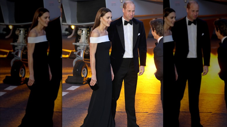 Kate Middleton and Prince William at an event 