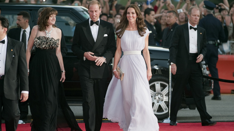 Kate Middleton and Prince William on the red carpet 