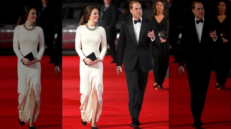 Kate Middleton and Prince William on the red carpet 