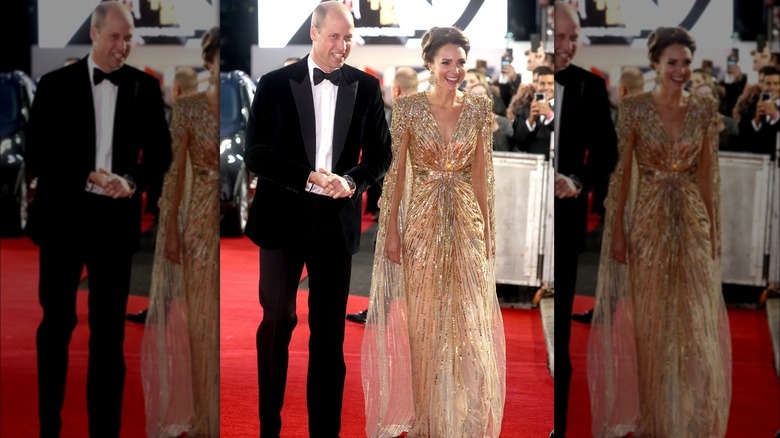 Kate Middleton and Prince William on the red carpet 