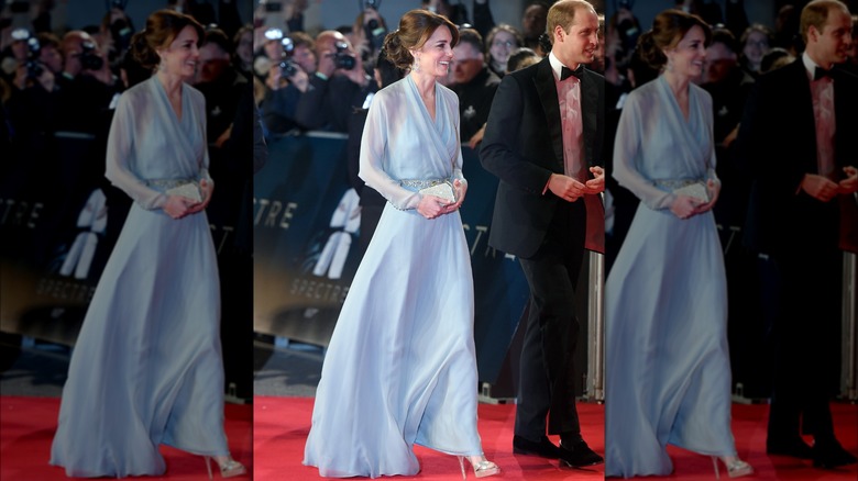 Kate Middleton and Prince William on the red carpet 