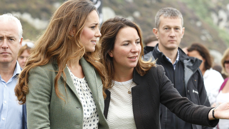 Princess Catherine with private secretary