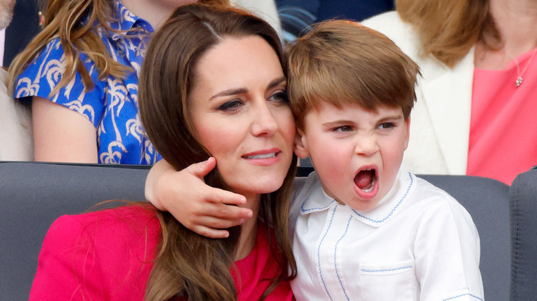 Kate Middleton and Prince Louis