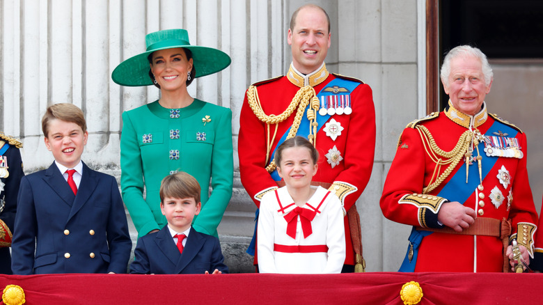 The royal family at Trooping the Colour 2023