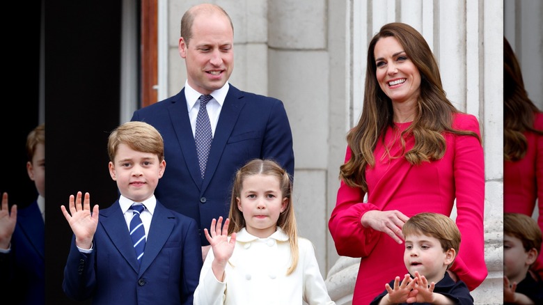 Prince William, Kate Middleton and their children