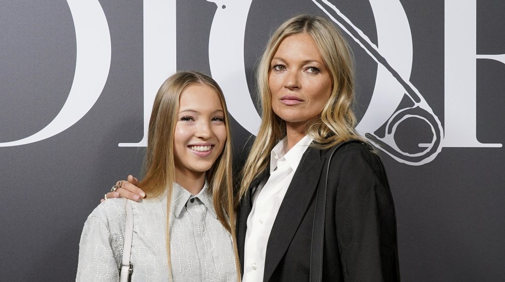 Kate Moss and daughter Lila Grace Moss Hack