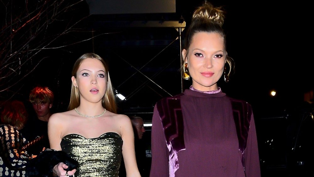 Kate Moss and daughter Lila Grace Moss Hack