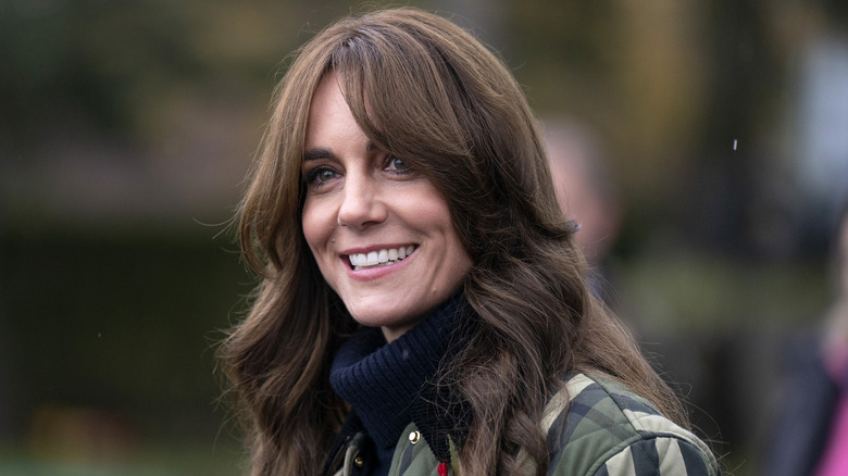 Kate Middleton grinning