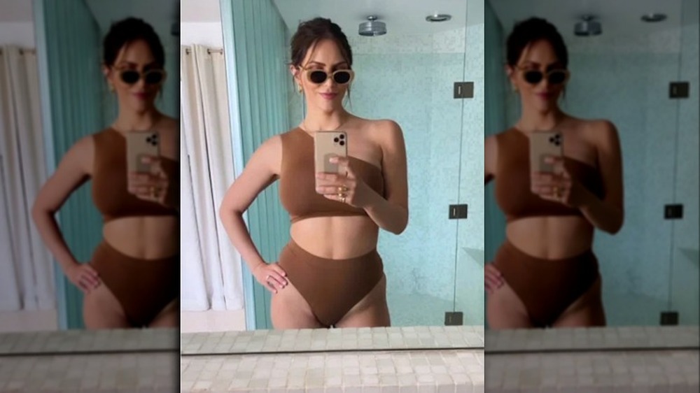 Katharine McPhee selfie of new body