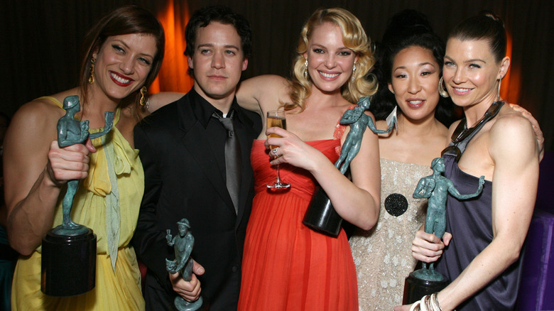 Katherine Heigl with Grey's cast SAG Awards