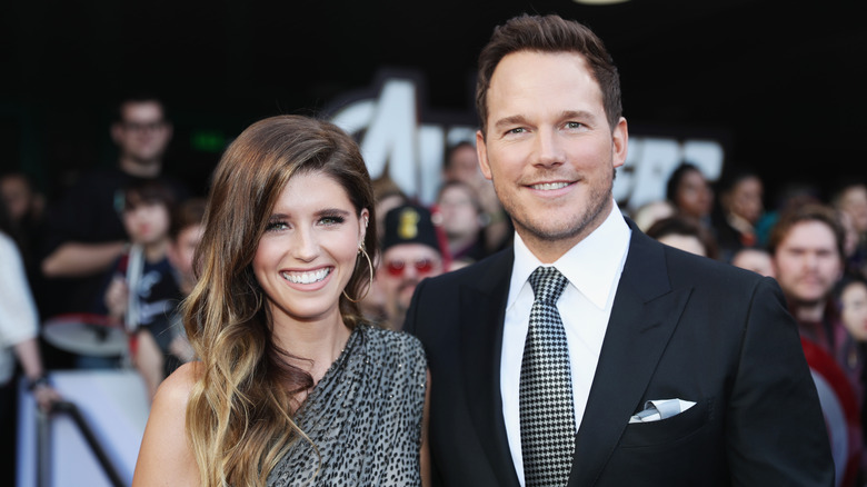 Katherine Schwarzenegger and Chris Pratt at event