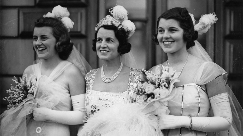 Kathleen Kennedy with her mother and sister