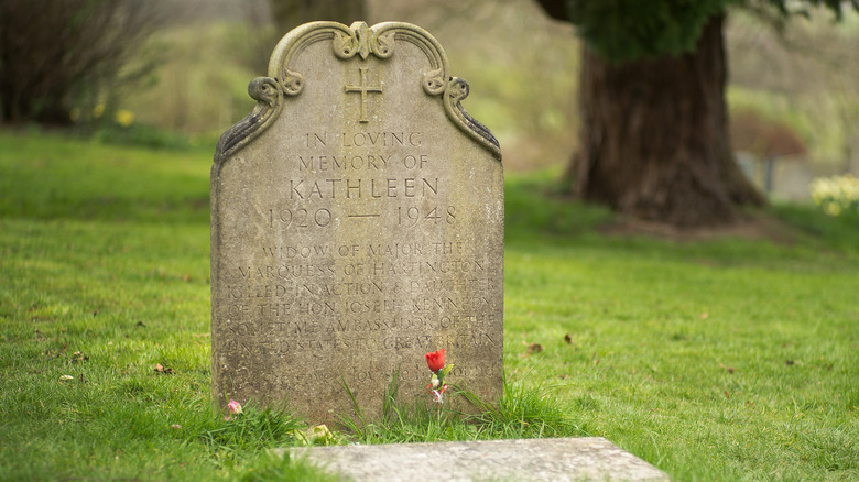 Kathleen Kennedy's tombstone