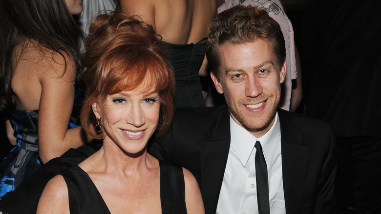 Kathy Griffin and Randy Bick smiling