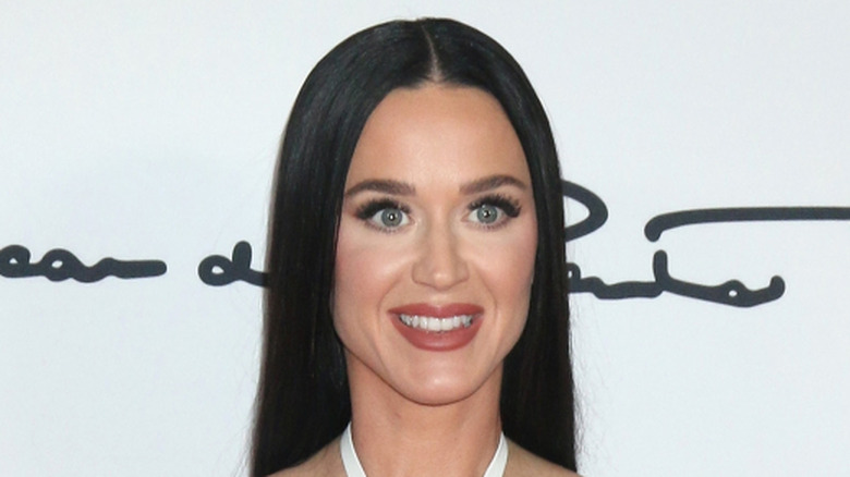 Katy Perry smiling on the red carpet