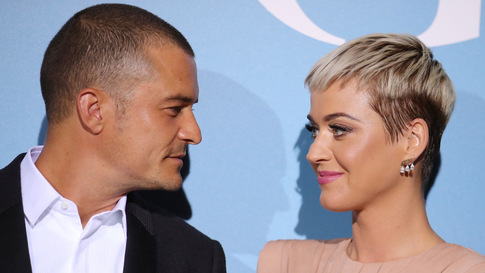 Katy Perry and Orlando Bloom gaze lovingly at each other