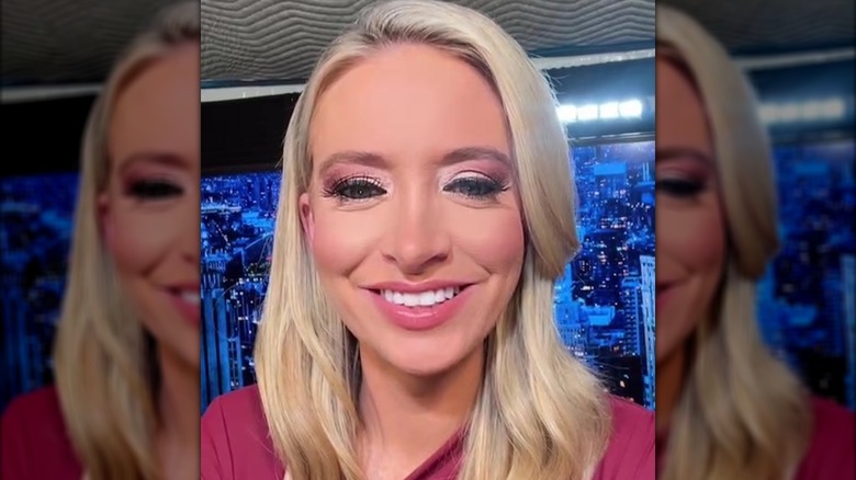 Kayleigh McEnany wearing faux lashes