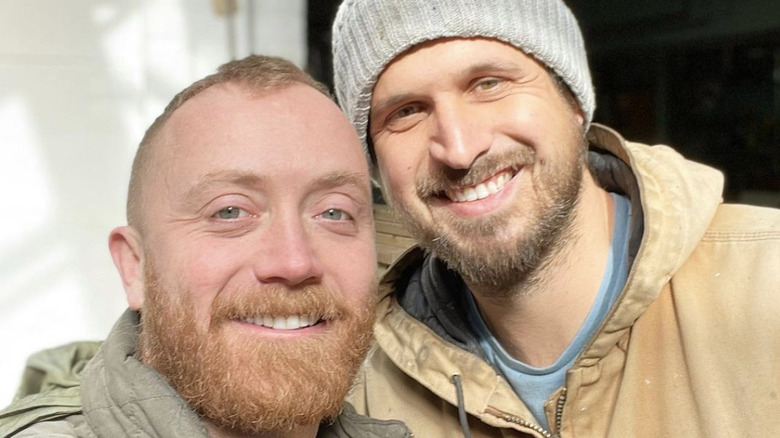 Keith Bynum and Evan Thomas smiling