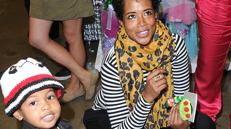 Kelis with her son