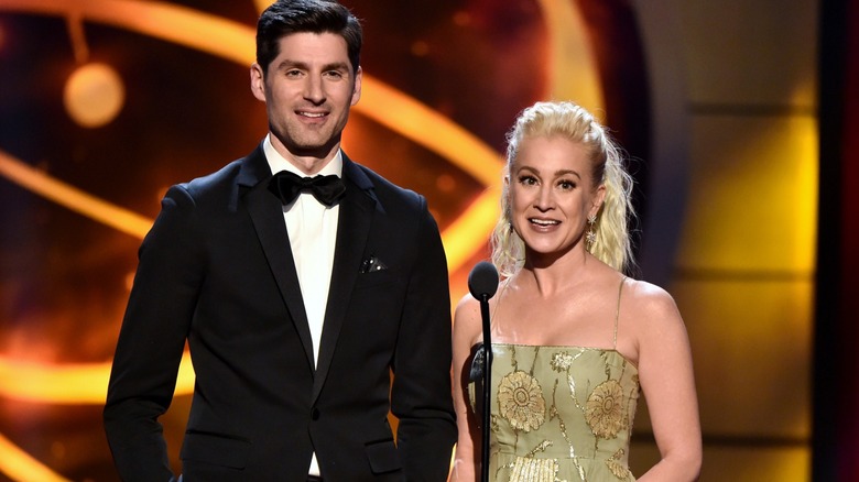 Ben Aaron and Kellie Pickler at Emmys