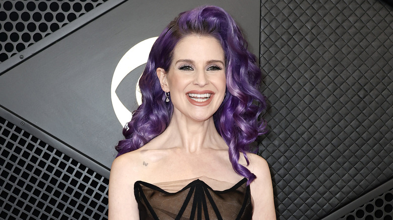 Kelly Osbourne smiling