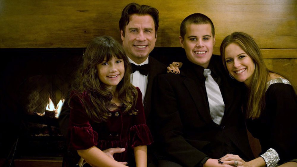 Kelly Preston and her family