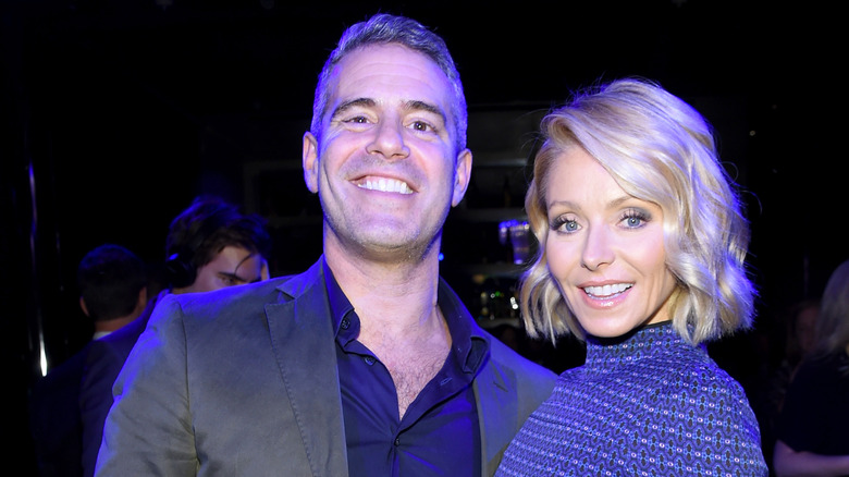 Andy Cohen and Kelly Ripa