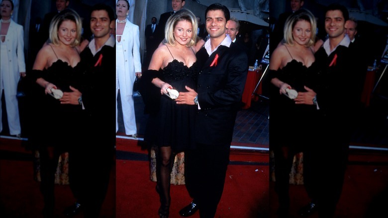 Kelly Ripa and Mark Consuelos on '90s red carpet