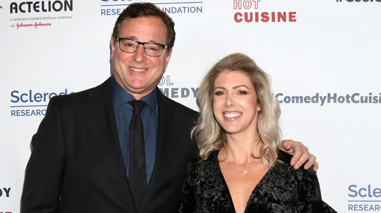 Bob Saget and Kelly Rizzo on the red carpet