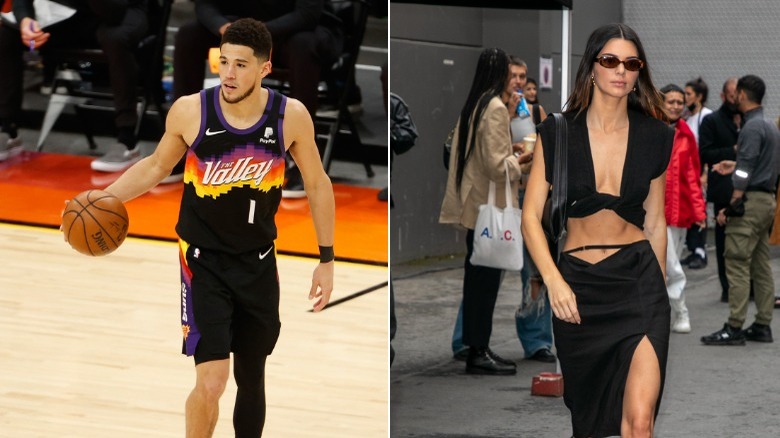 Kendall Jenner with Devin Booker 