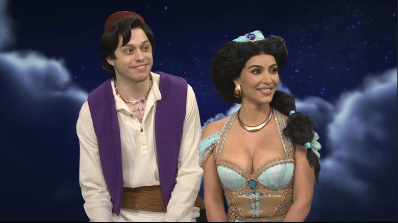 Pete Davidson and Kim Kardashian 