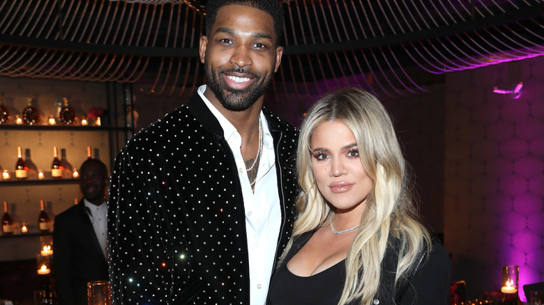 Tristan Thompson and Khloe Kardashian 