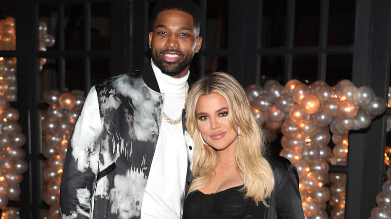 Khloé Kardashian and Tristan Thompson in happier times