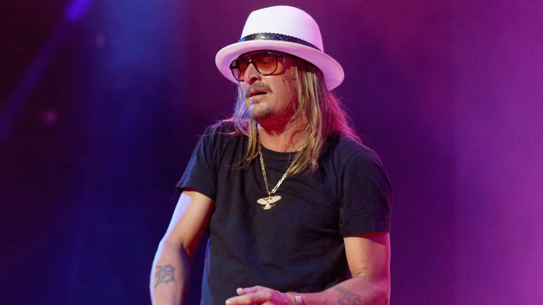 Kid Rock on stage performing