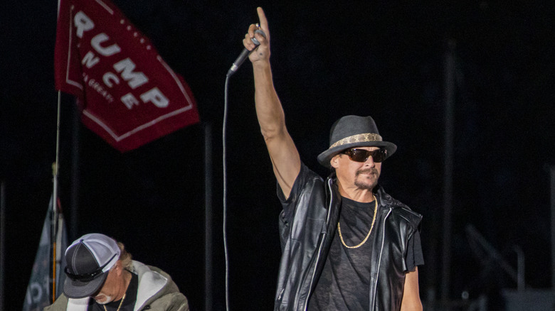 Kid Rock performing on stage