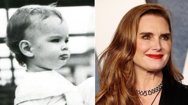 Brooke Shields then and now