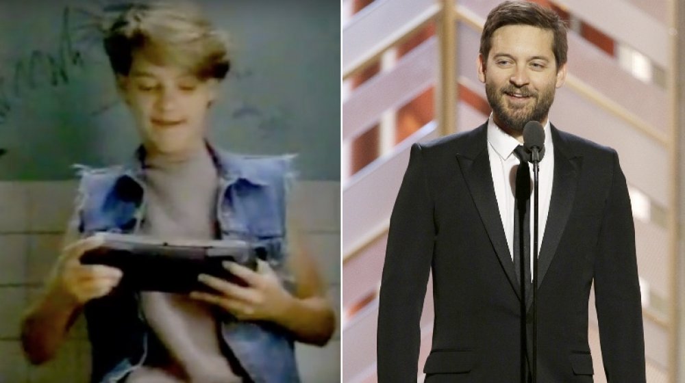 Tobey Maguire then and now