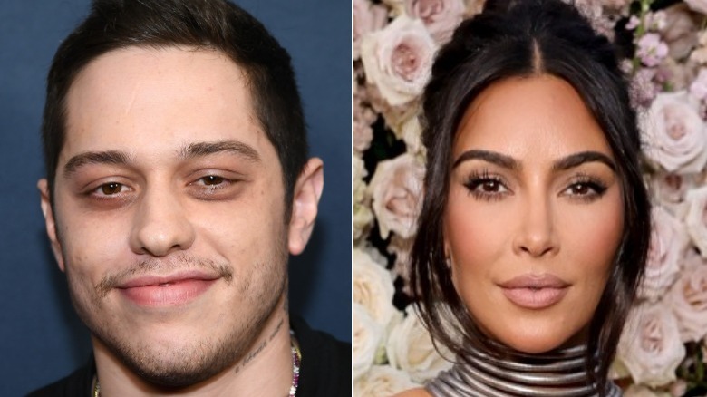 Pete Davidson and Kim Davidson side by side 