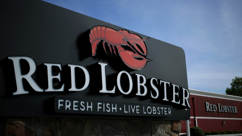 Red Lobster sign