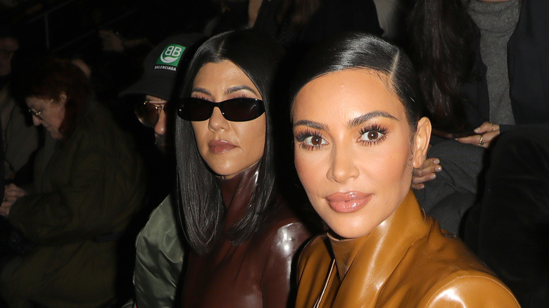 Kourtney and Kim Kardashian